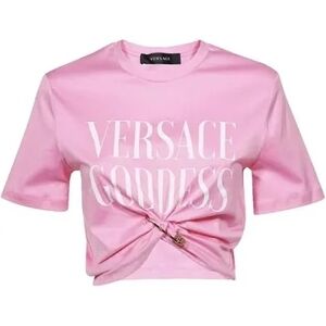Versace Pink Crop Top